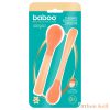  Baboo® puha szilikon hőérzékeny kanalak (2 db), Peachy Keen, 4+ hónapos kortól