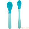  Baboo® puha szilikon hőérzékeny kanalak (2 db), Lagoon Fiesta, 4+ hónapos kortól