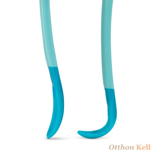  Baboo® puha szilikon hőérzékeny kanalak (2 db), Lagoon Fiesta, 4+ hónapos kortól