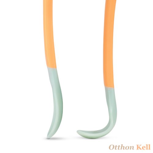  Baboo® puha szilikon végű kanalak (2 db), Peachy Keen, 4+ hónapos kortól