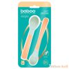  Baboo® puha szilikon végű kanalak (2 db), Peachy Keen, 4+ hónapos kortól