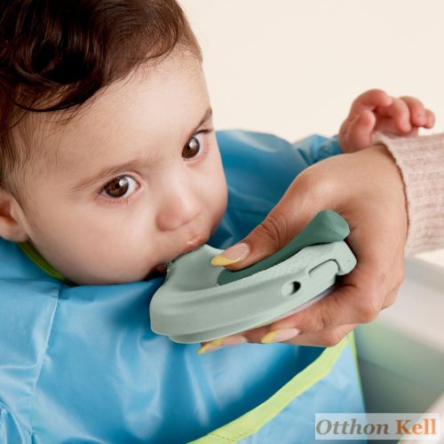 B.Box Újratölthető szilikon ételtasak - pasztel zöld