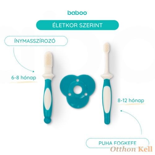 Baboo® Baba Fogkefe Szett, 6 hónapos kortól - Lagúna