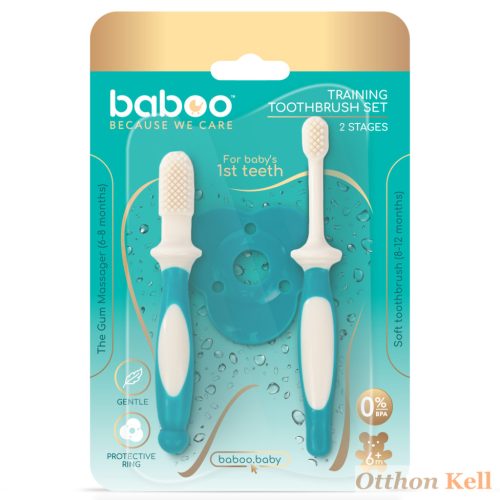 Baboo® Baba Fogkefe Szett, 6 hónapos kortól - Lagúna