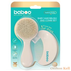 Baboo® Baba fésű és kefe, 0+ hónap
