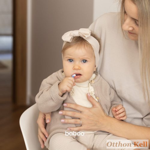 Baboo® Baba Fogkefe Szett, 6 hónapos kortól - Ködös kék