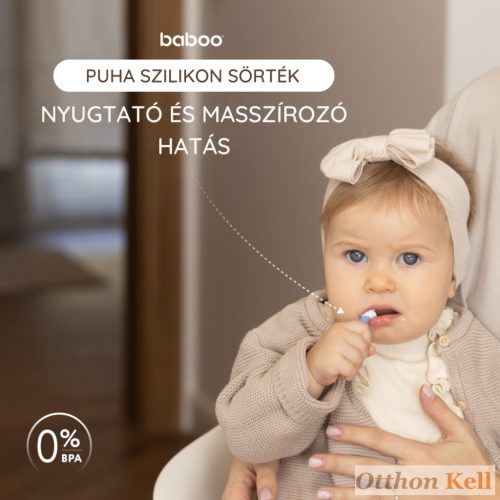 Baboo® Baba Fogkefe Szett, 6 hónapos kortól - Kék