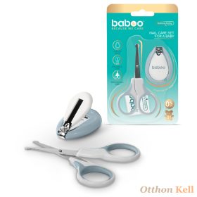   Baboo® Baba Körömápoló Készlet, 0+ hónap - Ködös kék