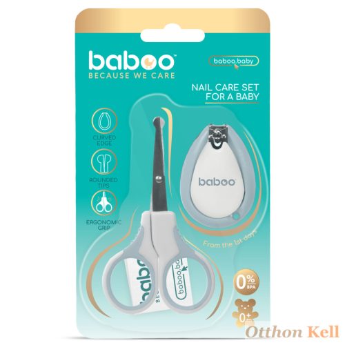 Baboo® Baba Körömápoló Készlet, 0+ hónap - Ködös kék