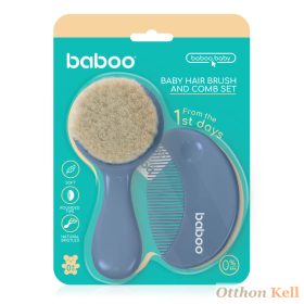 Baboo® Baba fésű és kefe, 0+ hónap - Kék