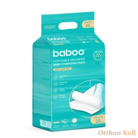   Baboo® Eldobható Nedvszívó Pelenkázó Alátét AirComfort, 60×60 cm, 20 db