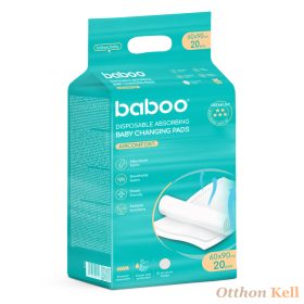   Baboo® Eldobható Nedvszívó Pelenkázó Alátét AirComfort, 60×90 cm, 20 db