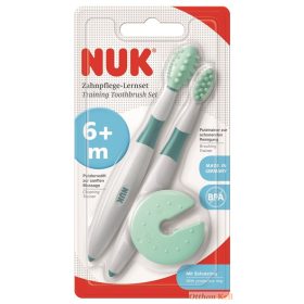 NUK Ínymasszírozó kefe + fogkefe - tanulószett 6+
