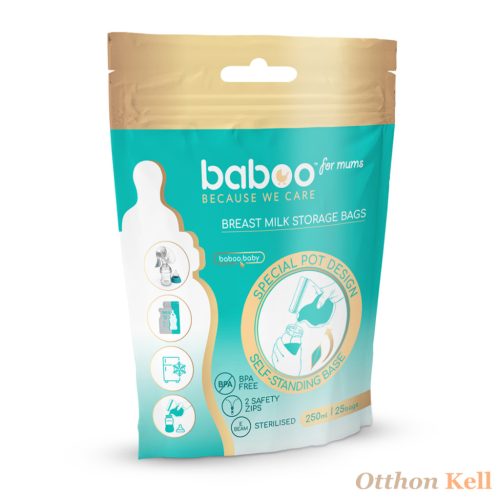 Baboo® Anyatejtároló zacskó 250 ml 25 db