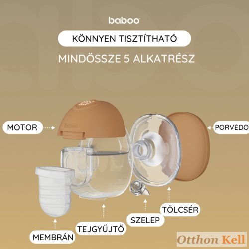 Baboo® elektromos, hordható mellszívó 1 db