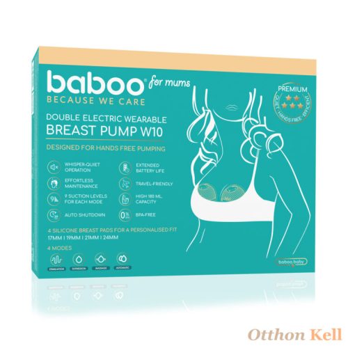 Baboo® elektromos, hordható DUPLA mellszívó 