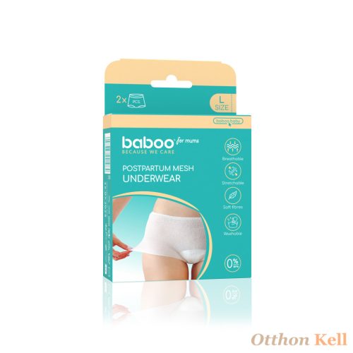 Baboo® Szülés Utáni Hálós Bugyi (2 db) – L méret