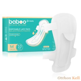   Baboo® Szülés Utáni Eldobható Betétek, 10 db, M méret, 340 mm
