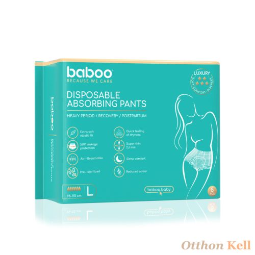 Baboo® Eldobható Nedvszívó Fehérnemű, L méret, 5 db