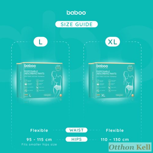 Baboo® Eldobható Nedvszívó Fehérnemű, XL méret, 5 db