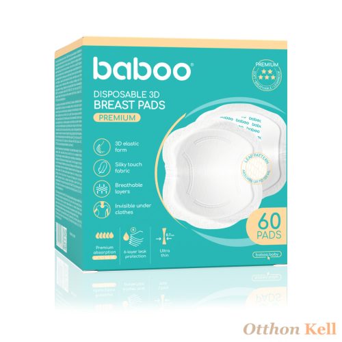 Baboo® Prémium ultra vékony eldobható melltartóbetét 60 db