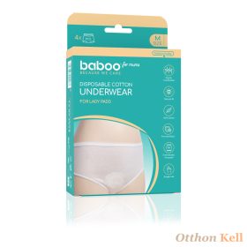 Baboo® Szülés Utáni Pamut Bugyi, M méret, 4 db