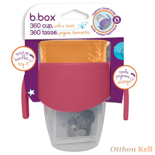 B.Box 360° itatópohár 250 ml - eperpiros