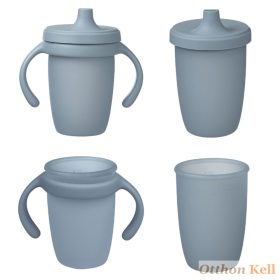 B.Box Csőrös szilikon itatópohár - pasztel kék