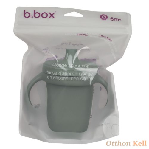 B.Box Csőrös szilikon itatópohár - pasztel zöld