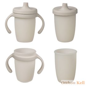 B.Box Csőrös szilikon itatópohár - latte