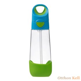 B.Box Szívószálas tritán kulacs 600 ml - óceánkék