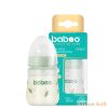 Baboo széles nyakú, 3 szelepes anti-colic cumisüveg, 180 ml, Peachy Keen, 0+ hónapos kortól