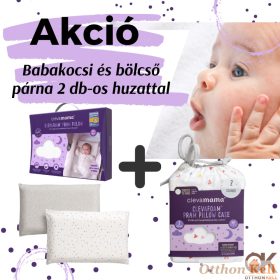 Clevamama babakocsi és bölcső párna + 2 db-os huzat