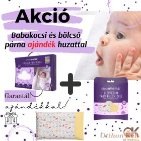 Clevamama babakocsi és bölcső párna + ajándék huzat