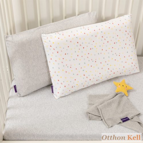 Clevamama bölcső és babakocsi párnahuzat szürke 2 db