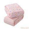 Clevamama pamut jersey gumis lepedő 72x140x17 cm pink 2 db
