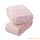 Clevamama pamut jersey gumis lepedő 72x140x17 cm pink 2 db