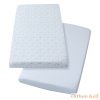Clevamama pamut jersey gumis lepedő 72x140x17 cm kék 2 db