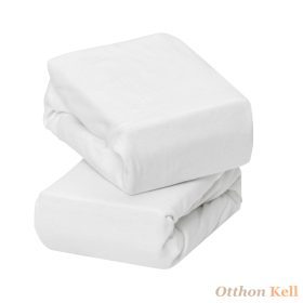   ClevaMama Jersey pamut gumis lepedő kiságyba Egyméretű: 70 × 140 × 12 cm - 2 db