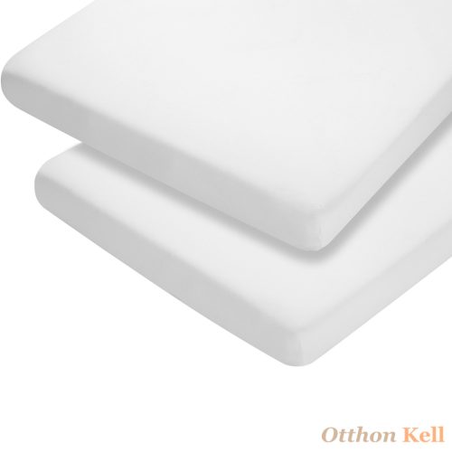 ClevaMama Jersey pamut gumis lepedő kiságyba Egyméretű: 70 × 140 × 12 cm - 2 db