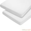 Clevamama pamut jersey gumis lepedő 72x140x17 cm fehér 2 db