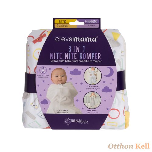 Clevamama 3 az 1-ben tipegő hálózsák - 2.5 Tog (0-9 hó)