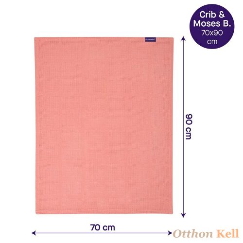 Clevamama babatakaró kötött 70x90 korall
