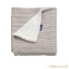 Clevamama luxus sherpa takaró 75x100 szürke