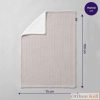 Clevamama luxus sherpa takaró 75x100 szürke