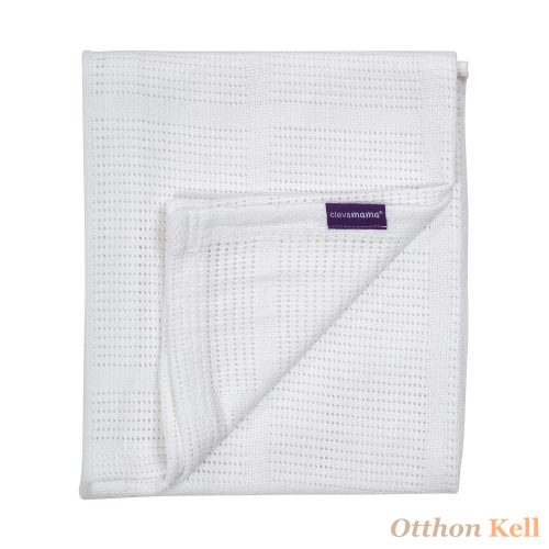 Clevamama babatakaró kötött 80x100 fehér
