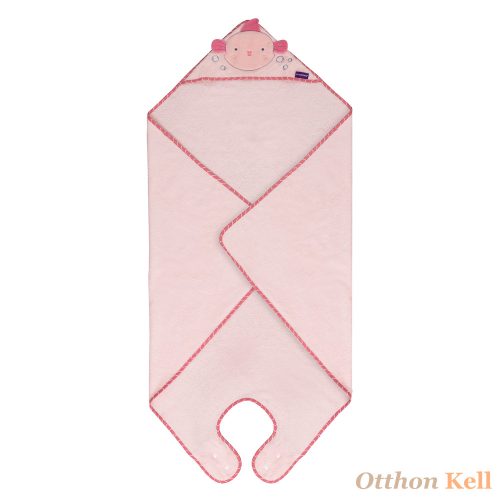 Clevamama extra nagy bambusz babatörölköző - pink hal