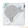 Clevamama extra nagy bambusz babatörölköző - szürke bálna