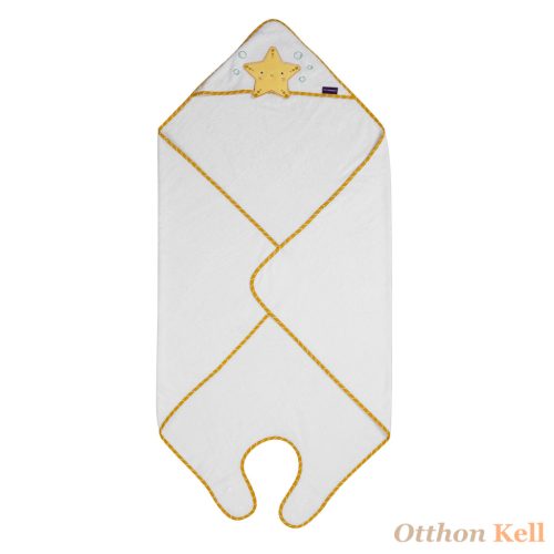 Clevamama extra nagy bambusz babatörölköző - sárga csillag
