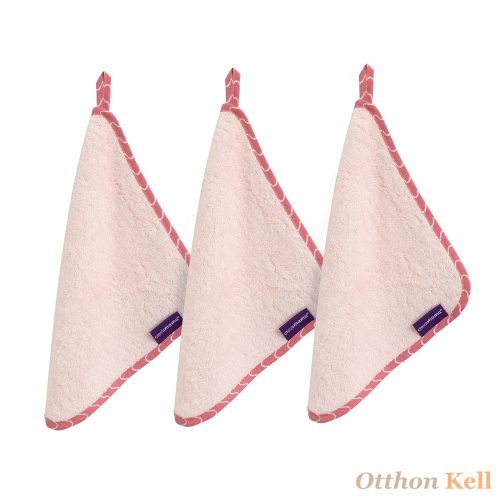 Clevamama bambusz fürdetőkendő 3 db pink